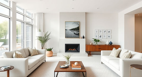 Carpet cleaning in living room